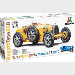 Italeri - Bugatti 35b - Targa Florio '28 - Monaco Gp '30 - 1:12 - 4716