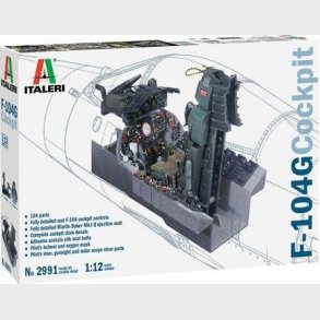 Italeri - F-104g Cockpit Byggest - 1:12 - 2991
