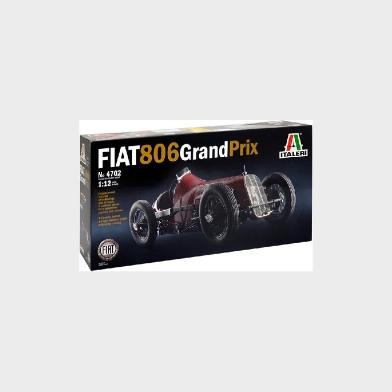 Italeri - Fiat 806 Grand Prix Model Bil Bygges�t - 1:12 - 4702