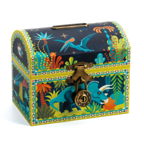 Djeco | Sparebsse med hngels - Dinosaurer