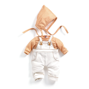 Djeco | Pomea dukketj - St med overalls, Cannelle
