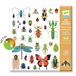 Djeco | Klistermrker - Insekter, 160 stk