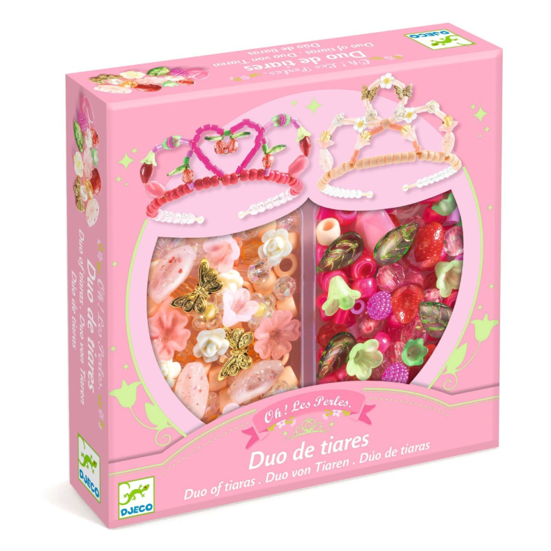 Djeco | Kreativ ske - Lav selv diademer, pink