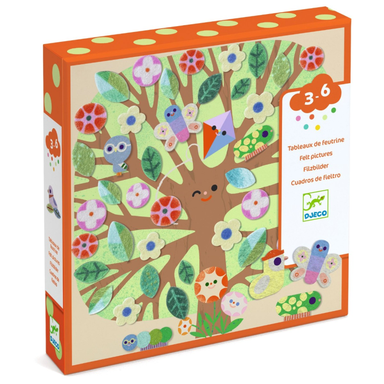 Djeco | Kreativ med filt - rstiderne