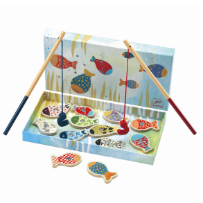 Djeco | Fiskespil, magnetisk - Mnstrede fisk