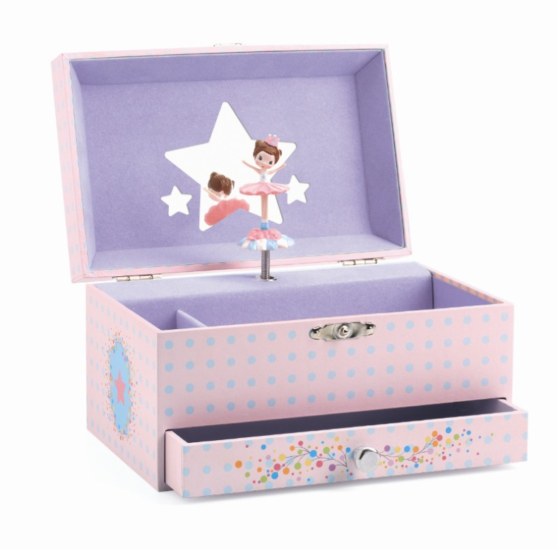 Djeco | Smykkeskrin med musik - Balletdanser
