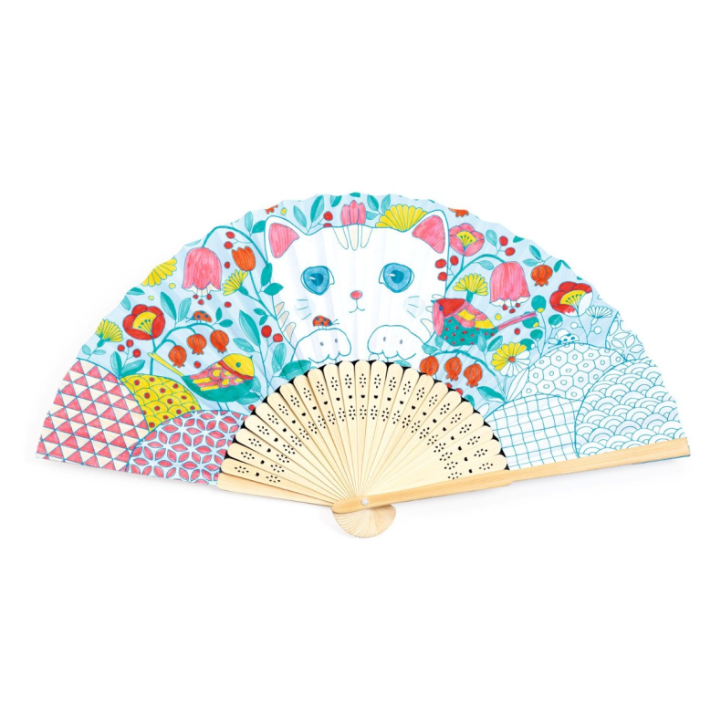 Djeco | DIY - Farvelg din egen vifte, Kat