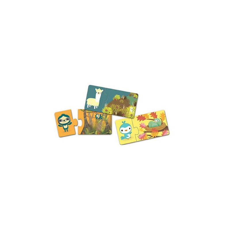 Djeco | Leg & Lr-puslespil - Gemmeleg