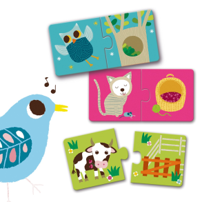 Djeco | Leg & Lr-puslespil - Levesteder