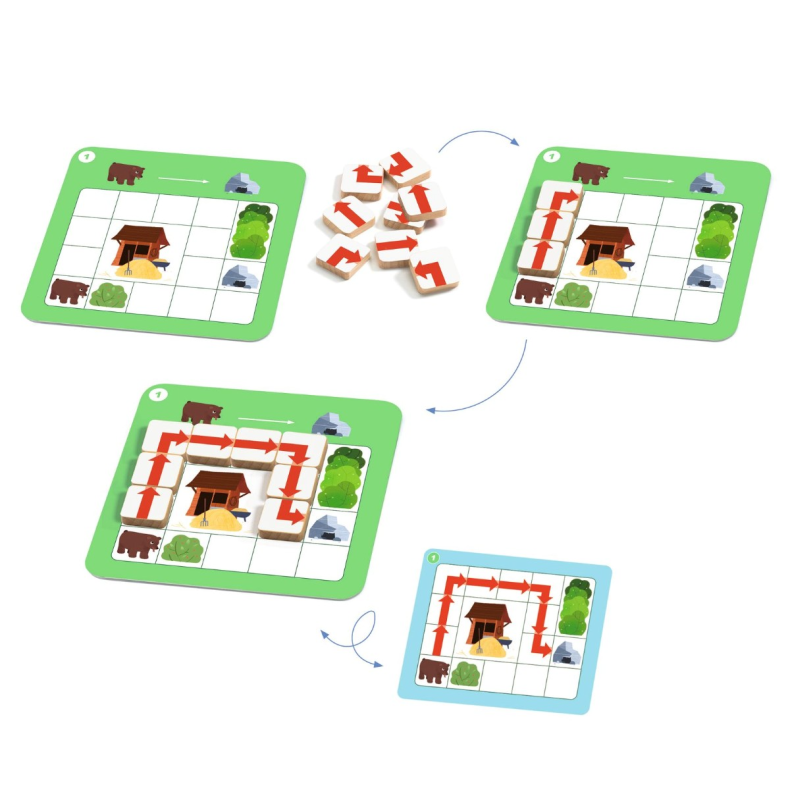 Djeco | Logikspil - Eduludo, Programmino