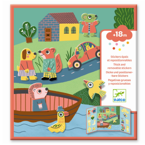 Djeco | Klistermrker (fra 18 mdr.) - Dyr