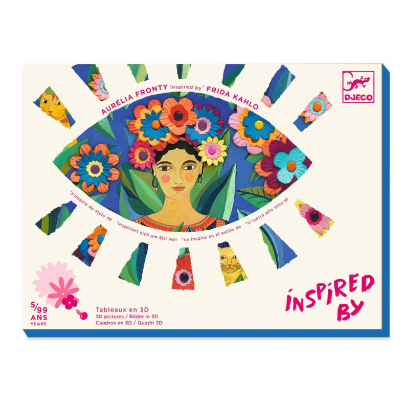 Lav kunst som Frida Kahlo