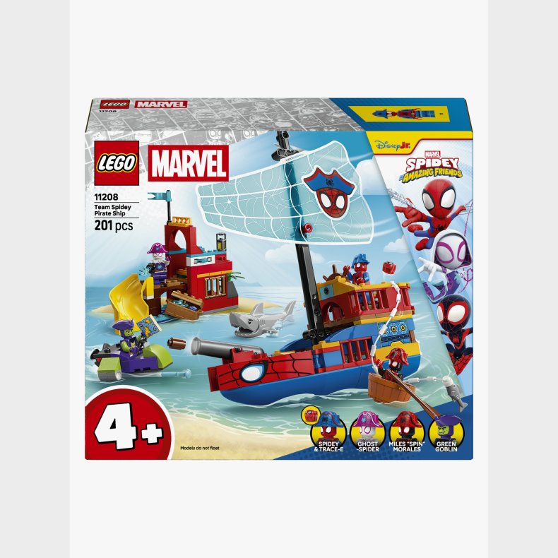 LEGO Spidey 11208 Team Spideys piratskib