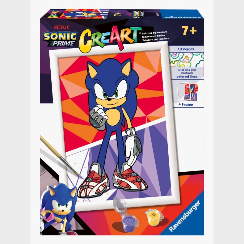 Ravensburger CreArt Sonic Prime Males�t
