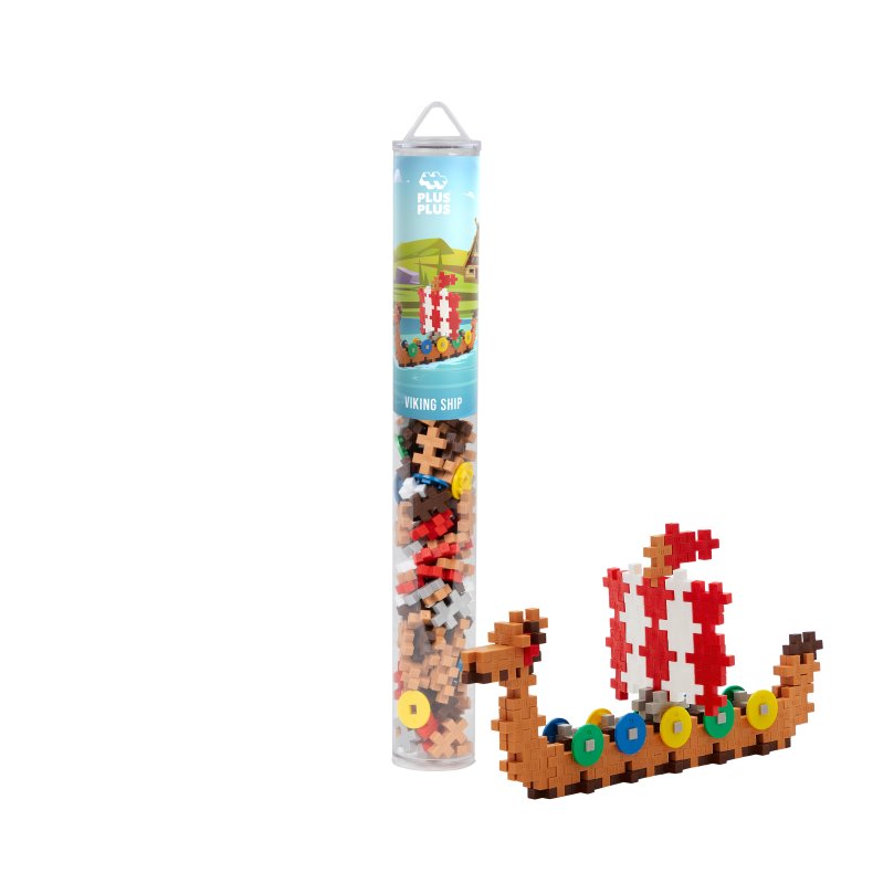 Plus-Plus i rr - Vikingeskib, 100 stk