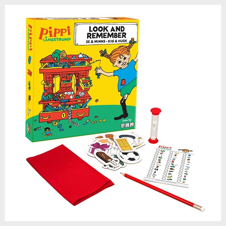Pippi | Kig og husk-spil - Pippi Langstrmpe