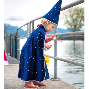 Great Pretenders | Troldmandskappe m. stjerner, str. 4-6 r