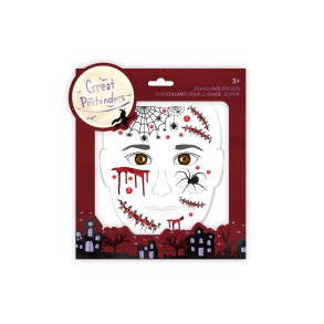 Great Pretenders | Ansigtsklistermrker - Zombie