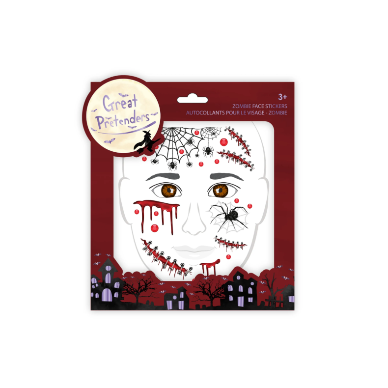 Great Pretenders | Ansigtsklistermrker - Zombie