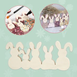 Creativ Company | Mal pskeharer i tr - B: 30 cm.