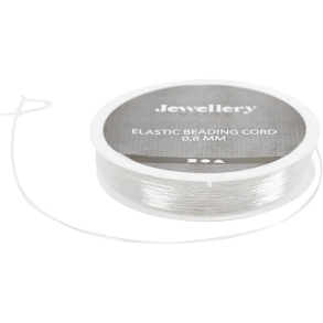 Creativ Company | Elastiksnor til smykker  0,8 mm - 10 meter