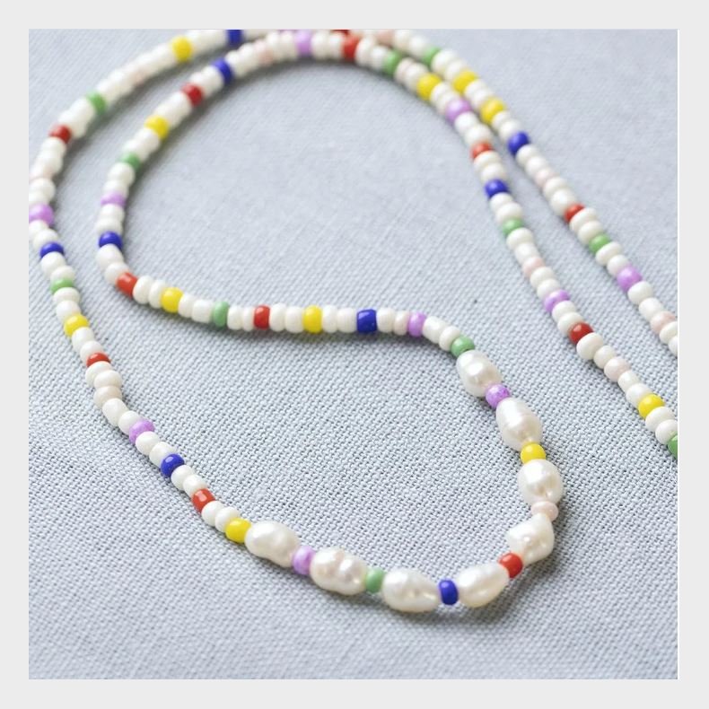 Creativ Company | Smykkekit mini - Halskder m. ferskvandsperler