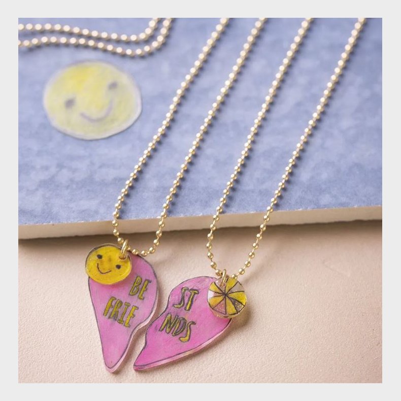 Creativ Company | Smykkekit mini - Venindehalskde af krympeplast