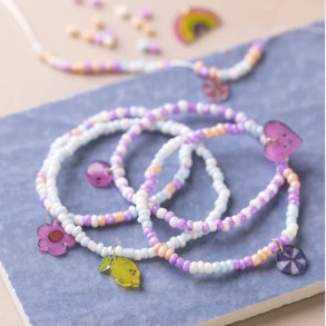 Creativ Company | Smykkekit mini - Armbnd m. krympeplast charms