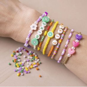 Creativ Company | Smykkekit - Farverige armbnd