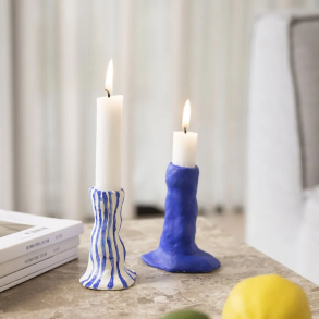 Creativ Company | Modelleringskit - Lav dine egne lysestager, 2 stk