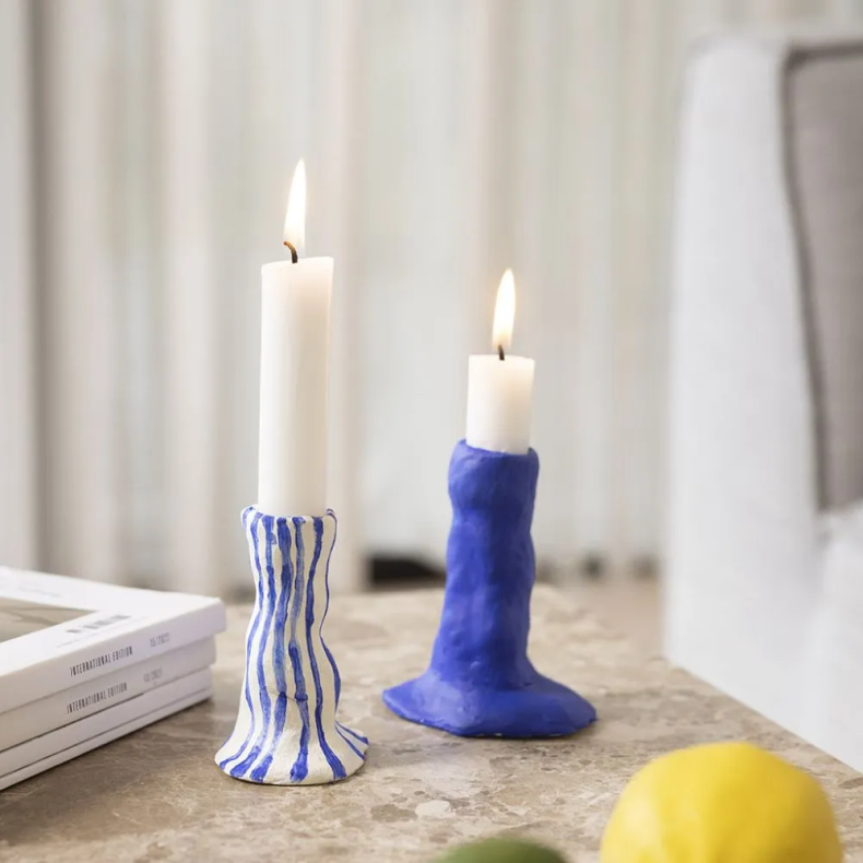 Creativ Company | Modelleringskit - Lav dine egne lysestager, 2 stk