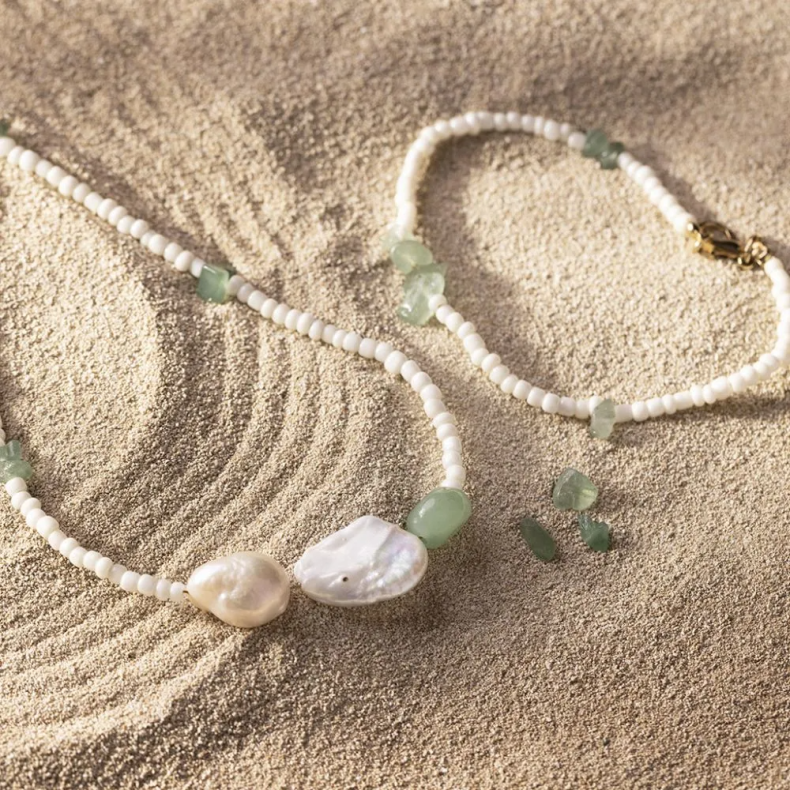 Creativ Company | Smykkekit - Halskde & armbnd, Aventurin