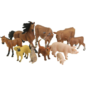 Creativ Company | Bondegrdsdyr, 10 stk