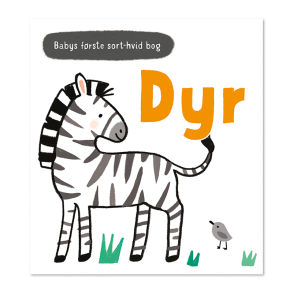 Forlaget Globe | Babys frste sort-hvid bog - Dyr
