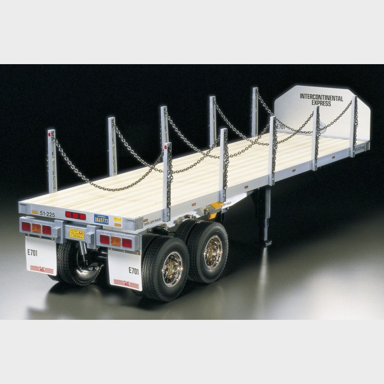 Tamiya - Trailer Flatbed Semitrailer Bygges�t - 1:14 - 56306