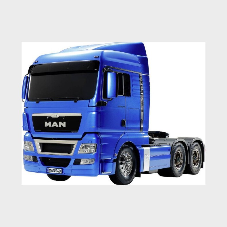 Tamiya - Rc Man Tgx 26.540 6x4 Xlx Bl� Fjernstyret Lastbil Bygges�t - 1:14 - 56370