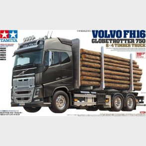 Tamiya - Rc Volvo Fh16 Globetrotter 750 6x4 Fjernstyret Lastbil Byggest - 1:14 - 56360