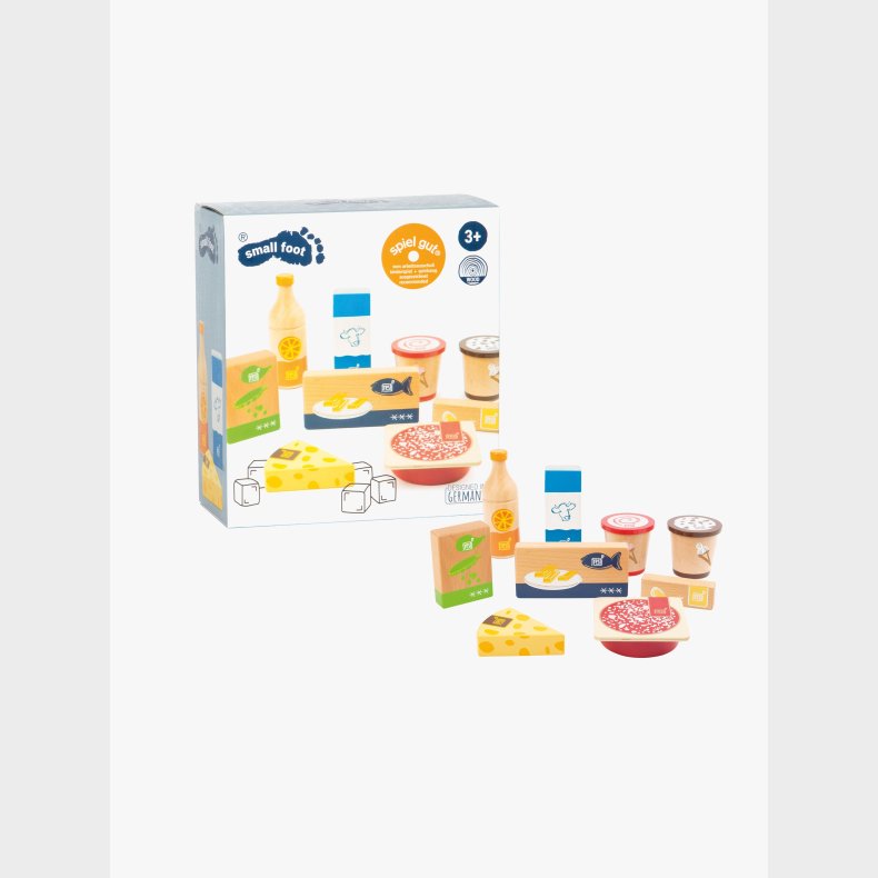 Small Foot Fresh Madvarer i Tr� 9 Stk.