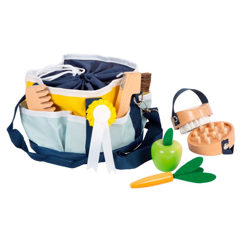 Strigletaske inkl. tilbehr, 9 dele