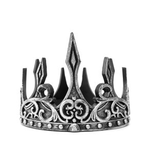 Middelalder krone - S�lv/sort