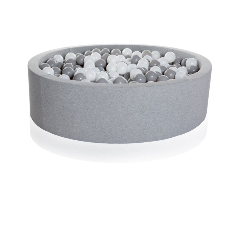 KiDKii | Boldbassin 90x30 cm inkl. 150 bolde, Lysegr