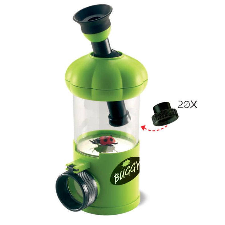 Navir | Insektglas m. mikroskop + forstrrelsesglas