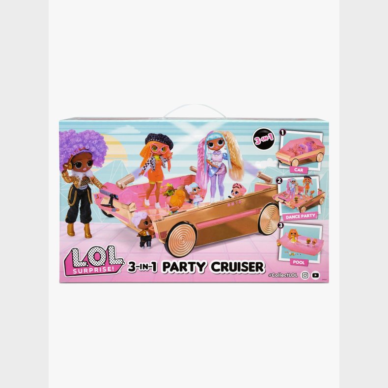 L.O.L. Surprise! Party Cruiser 3-I-1