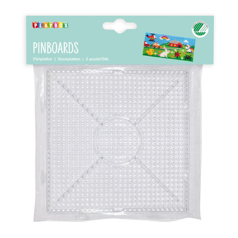 Playbox | Perleplader midi - Bygbare, 2 stk
