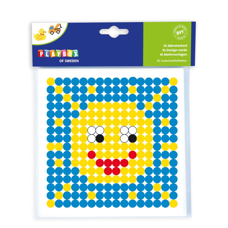Playbox | R�rperler maxi m�nsterkort - 67 motiver