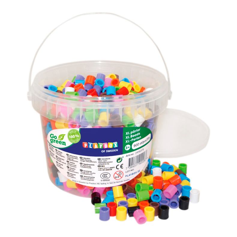 Playbox | R�rperler maxi - Basisfarver, 900 stk