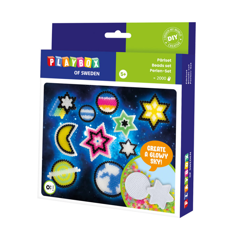 Playbox | Perles�t - Stjernehimmel (selvlysende), 2.000 stk