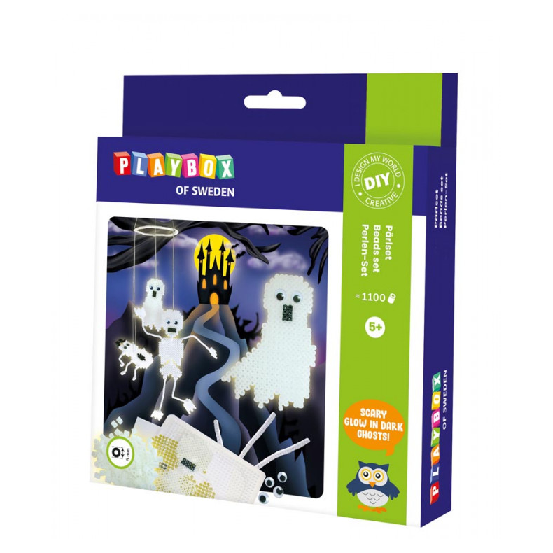 Playbox | Perles�t - Sp�gelser (selvlysende), 1.100 stk