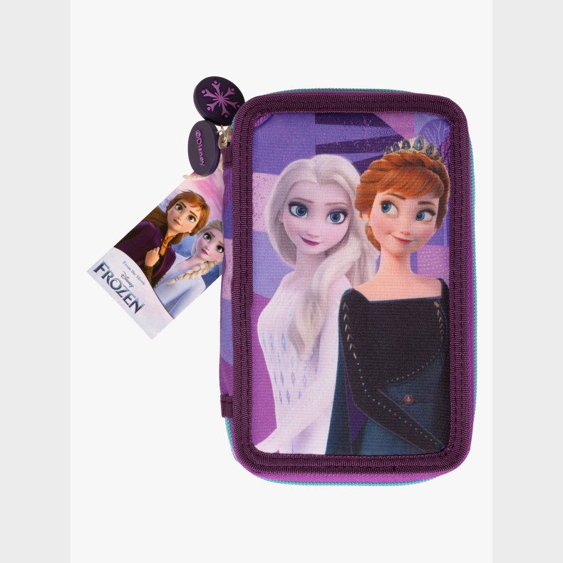 Disney Frozen Dobbelt Penalhus, Lilla