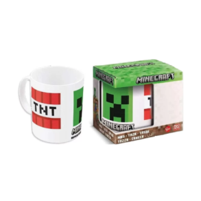 Minecraft TNT & Creeper krus i porceln - 325ml